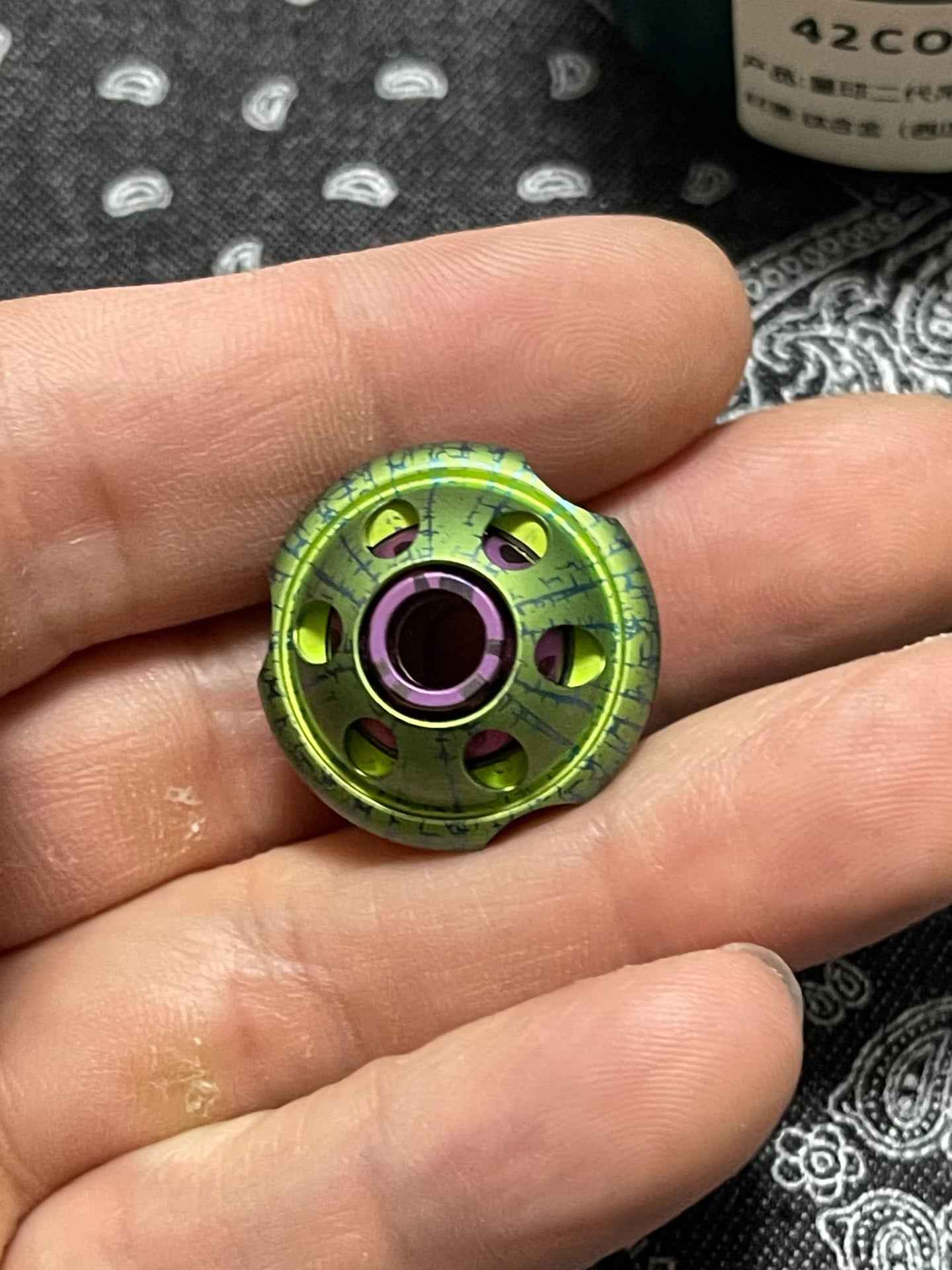 Planet Lanyard Bead Titanium