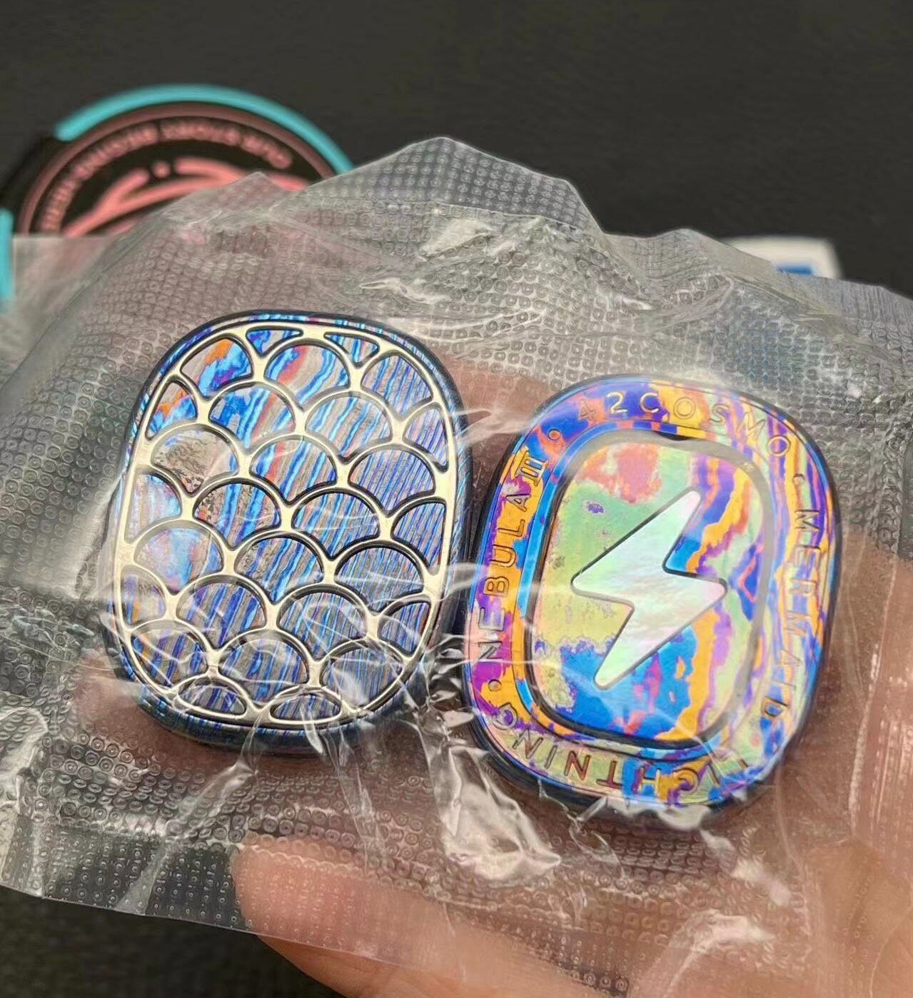 42.COSMO EDC Sliders | XX Slider & Owl | Deep Engraving | TRB