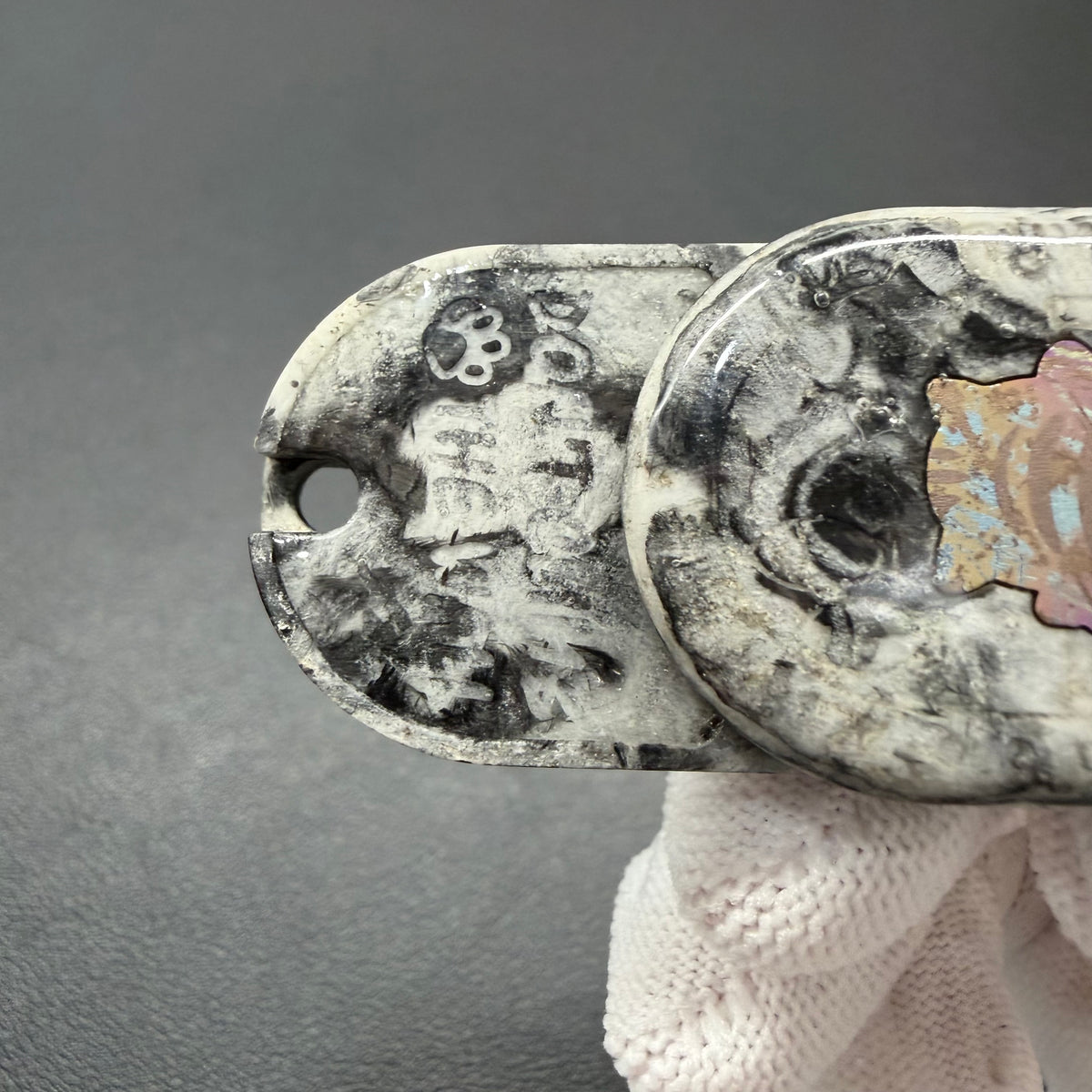 F2 Carbon Damascus Color-Anodized Resin-Sealed Limited Edition