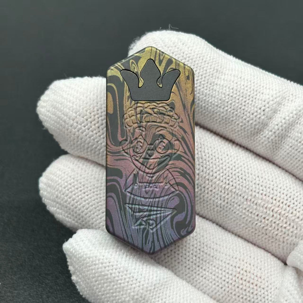 Plane Zirconium Engraved