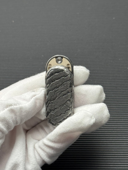 Top B Stainless Steel Stone Textured Engraved