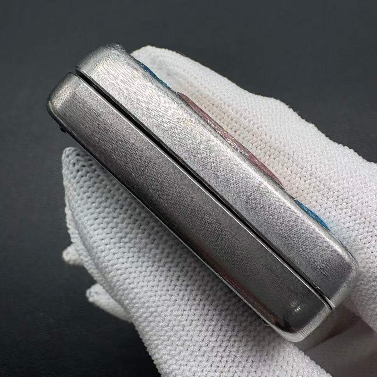 Ripple Tuning Fork Stainless Steel Stonewashed Resin-Sealed