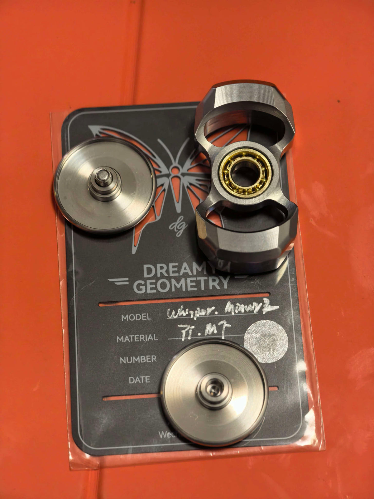 Whisper Duo Titanium Machine Finished