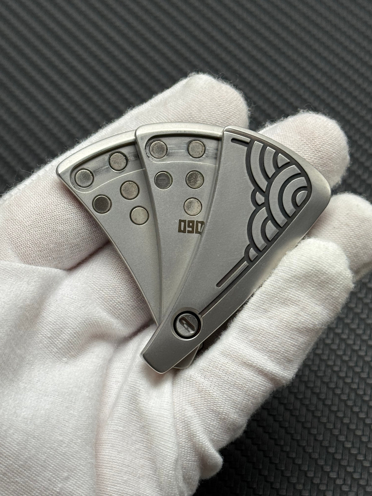 NAYICI Peacock Feather Stainless Steel