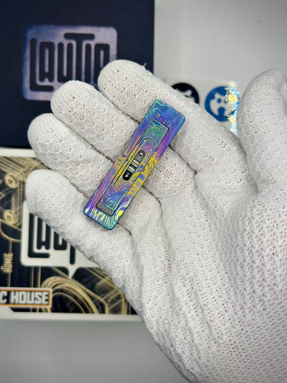 Frog Titanium Engraved