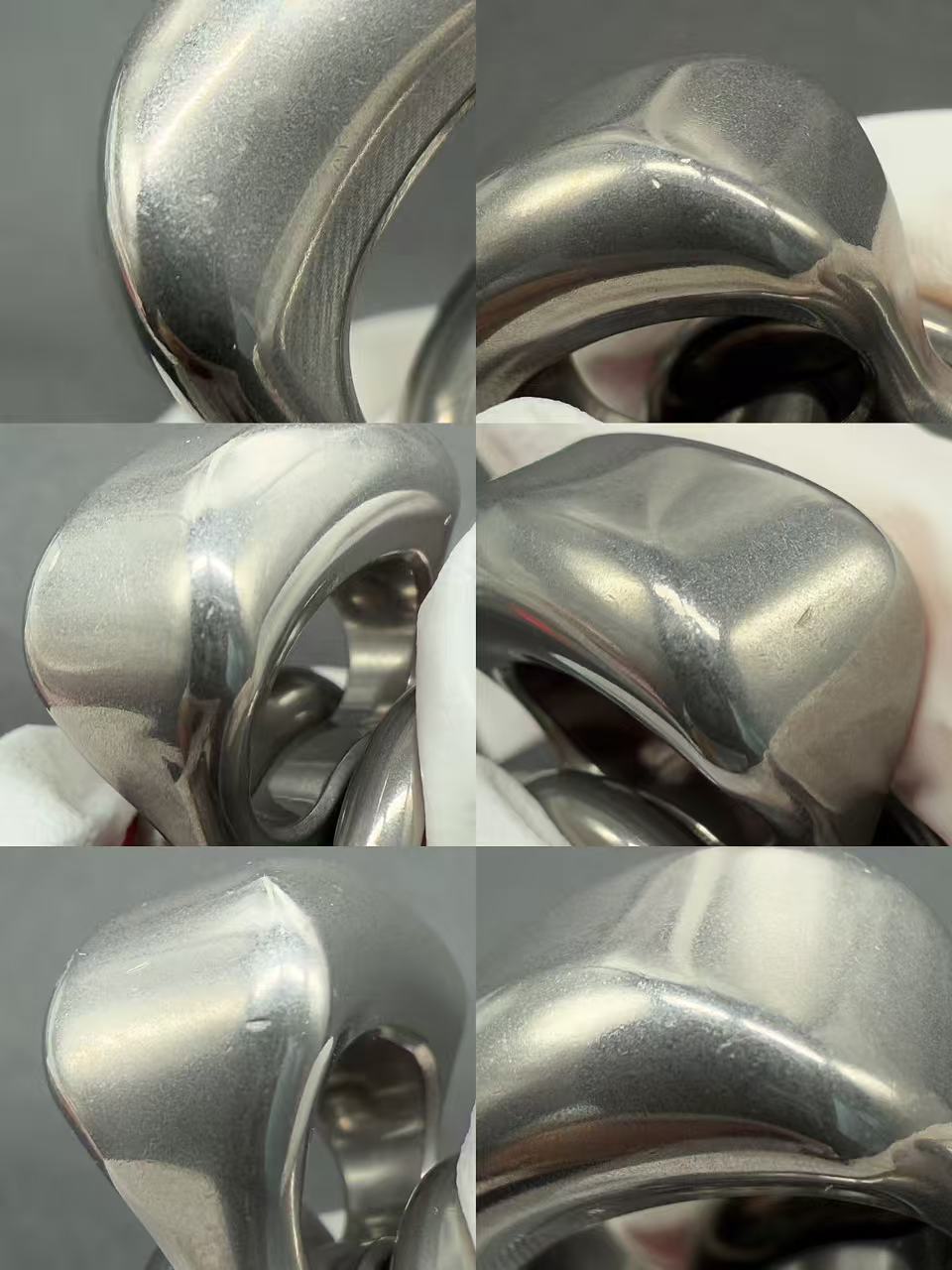 Three-Leaf Horizon Stainless Steel Stonewashed