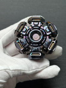 Ancient Iron Shell Opening Zircuti Polished