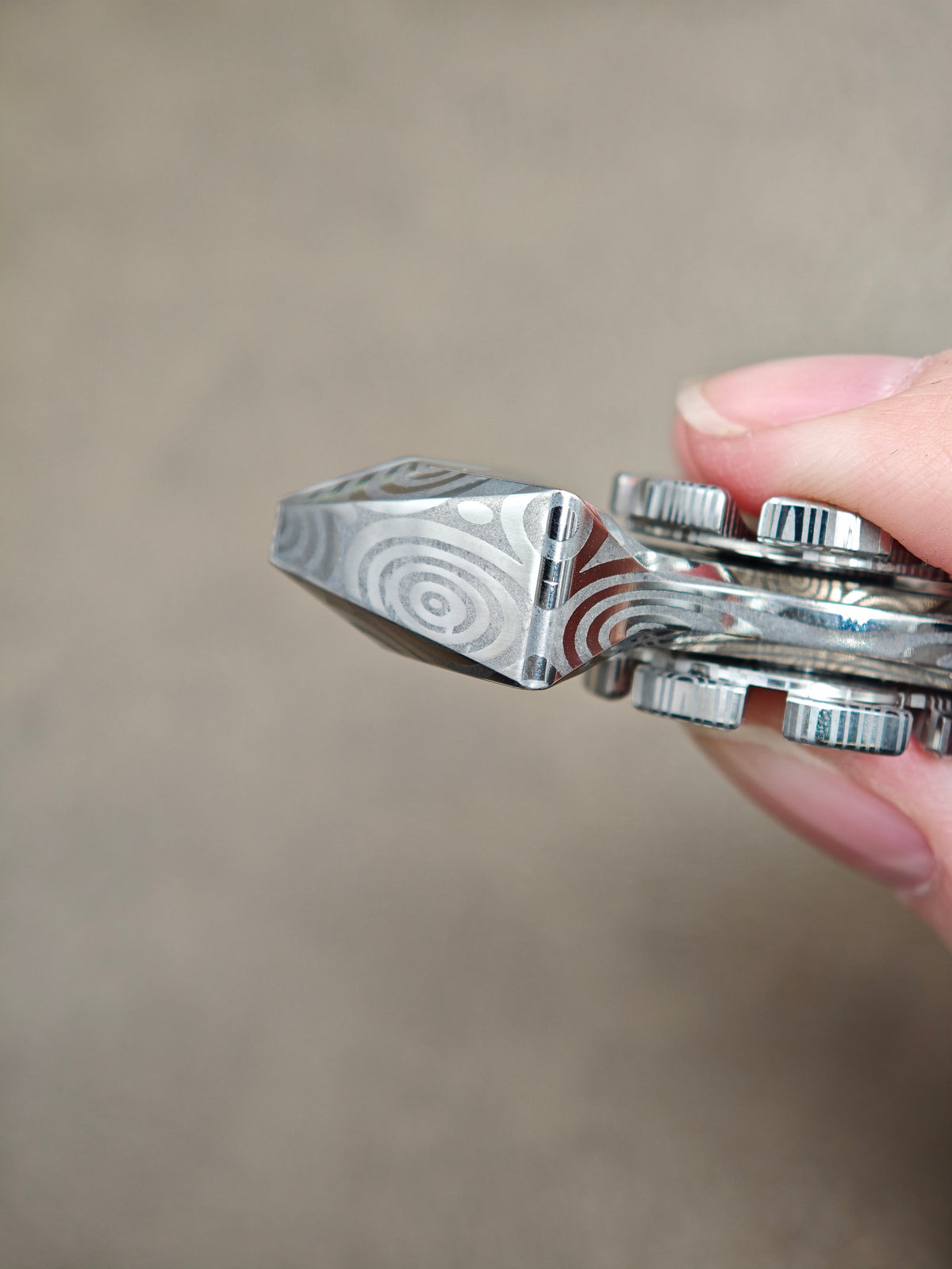 Scorpio Bearing Cap Damasteel