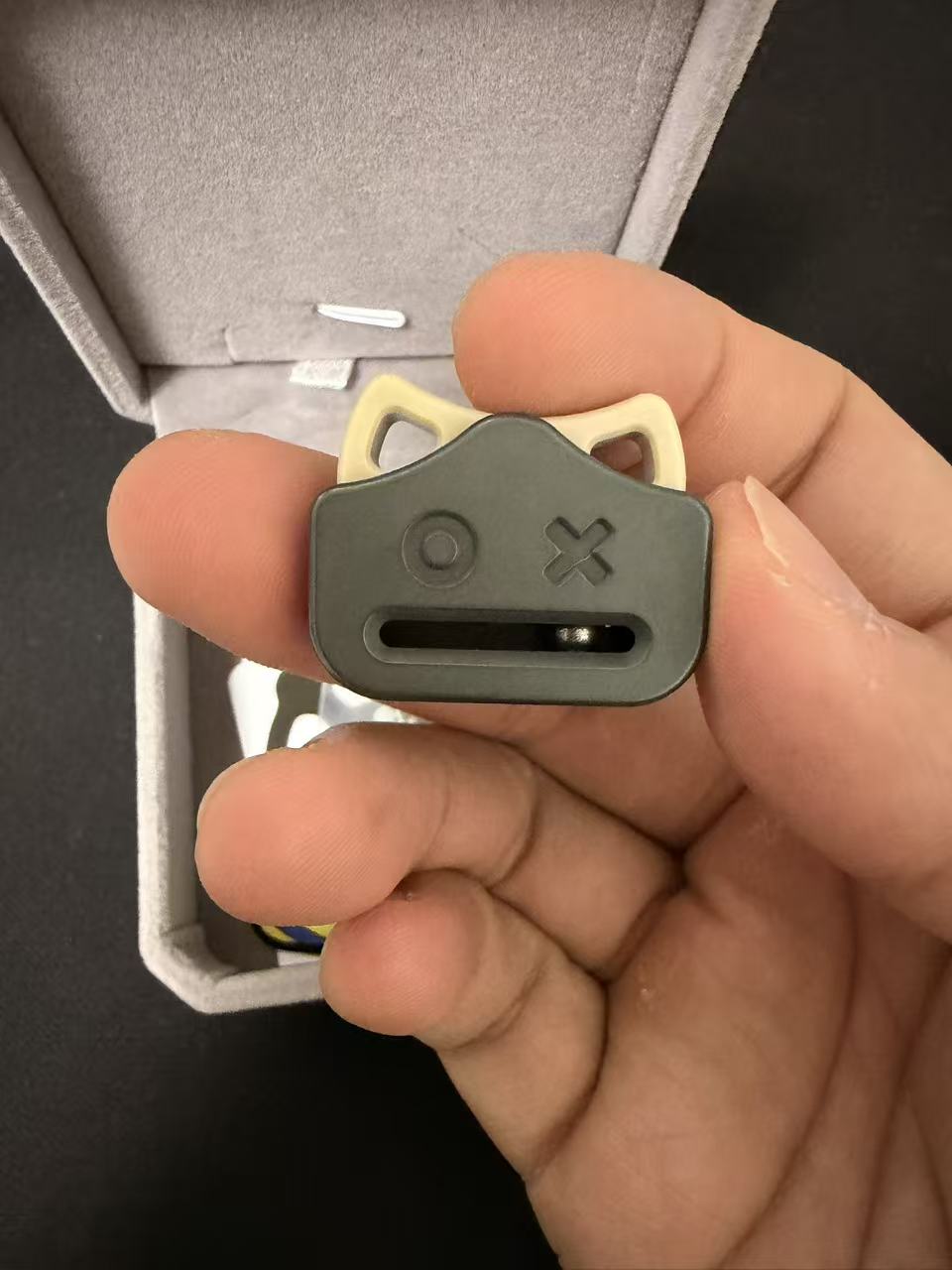 Demon Ji Emoji Pendant PEEK Zirconium