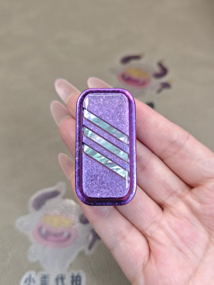 Lucky Candy Crystallized Titanium Resin-Sealed