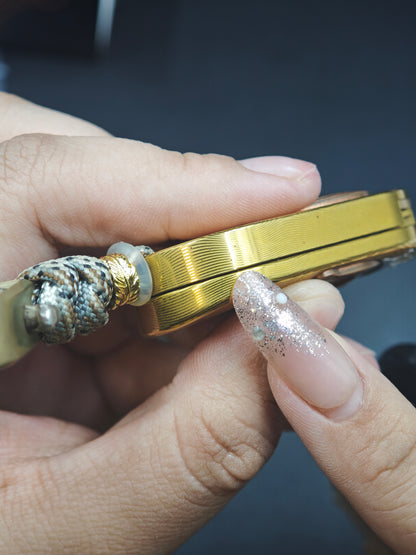 David's Star Damasteel Copper Brass