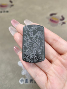 Root Three Zirconium Color-Anodized Engraved Polished