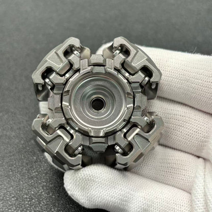 Ancient Iron Shell Opening Titanium Polished
