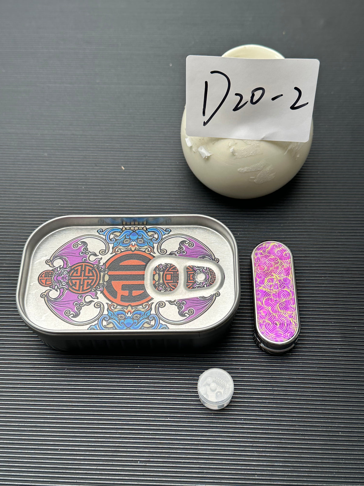 Ming Yin Titanium Engraved