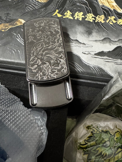 Root Three Zirconium Engraved Polished Limited Edition