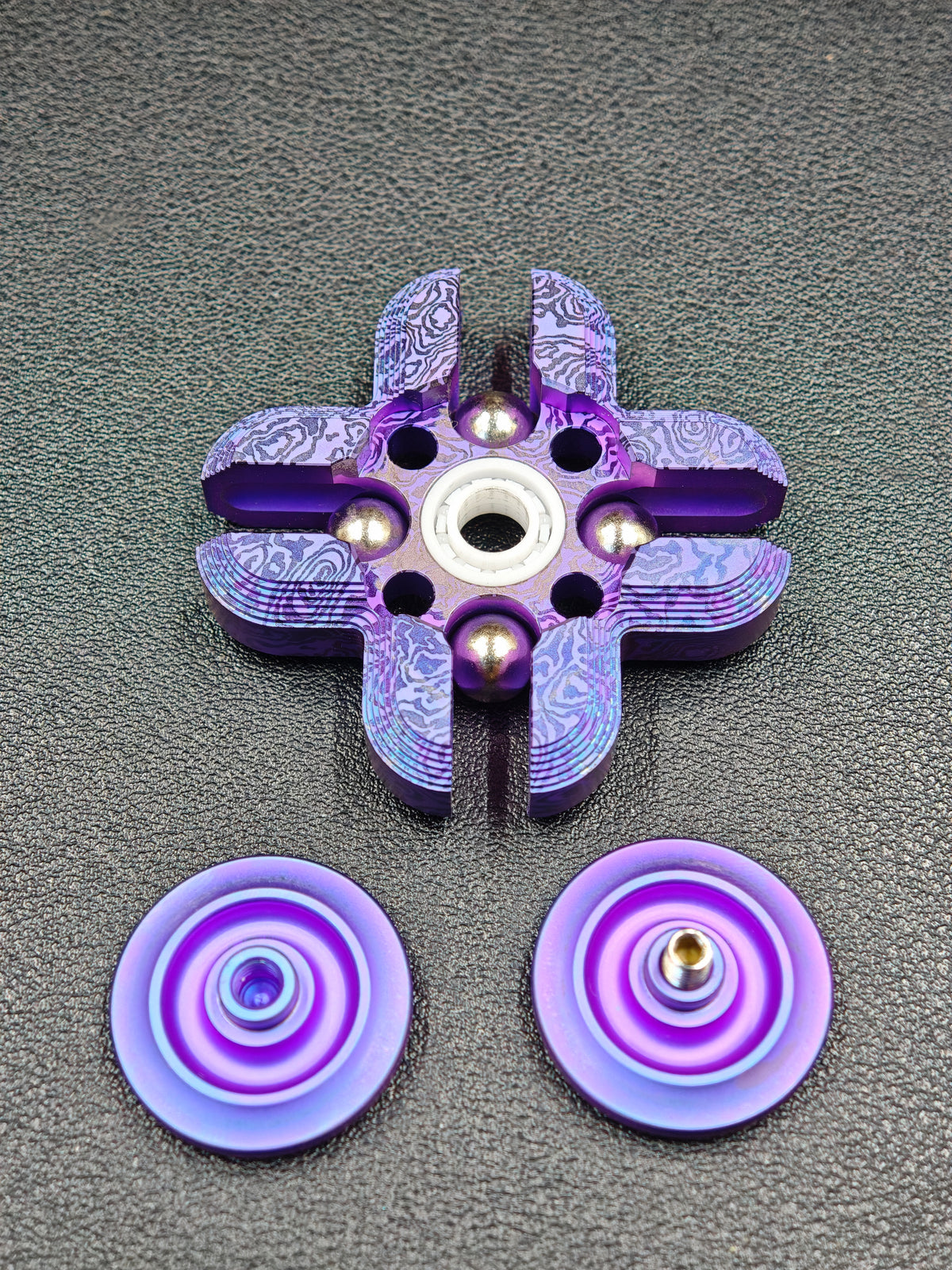 XO Titanium Color-Anodized Engraved