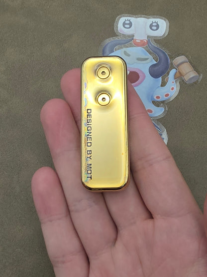 Feng Ling Stainless Steel Gold Plated Resin-Sealed