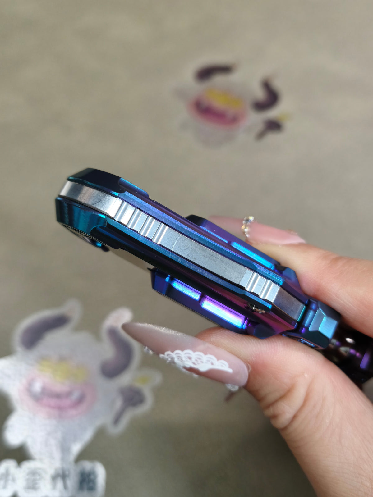 Taia Sword Zirconium Oil Slick