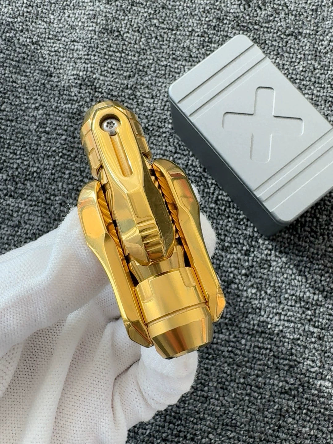 Lazer Crystalized Stainless Steel