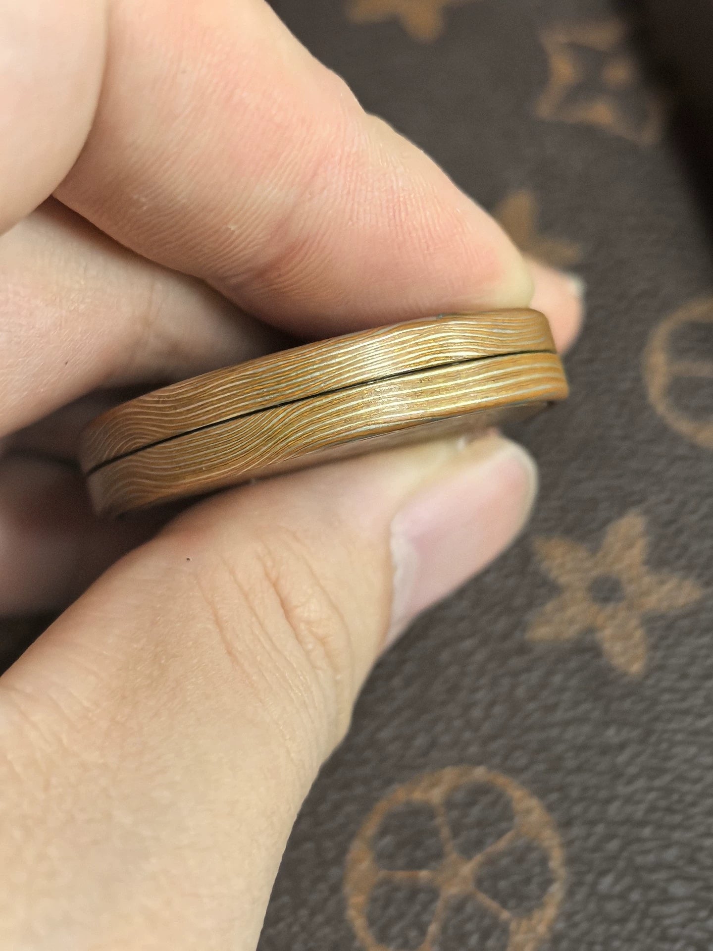 Milk Cap Mini Mokume