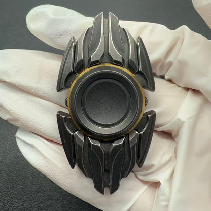 Dark Shell Opening Stainless Steel Distressed