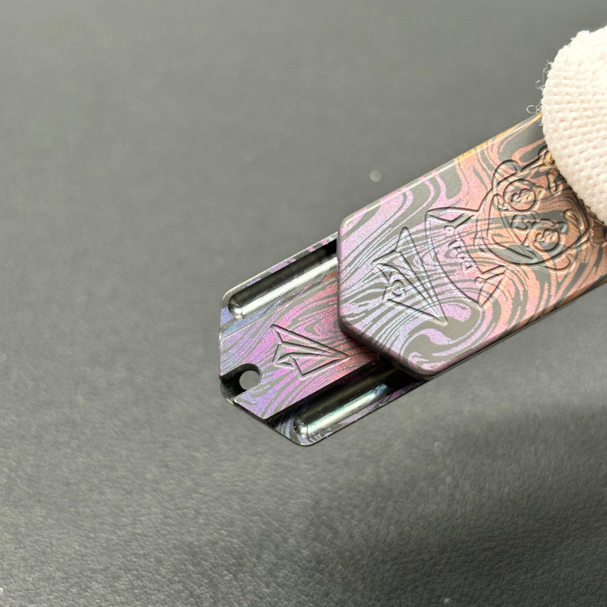 Plane Zirconium Engraved