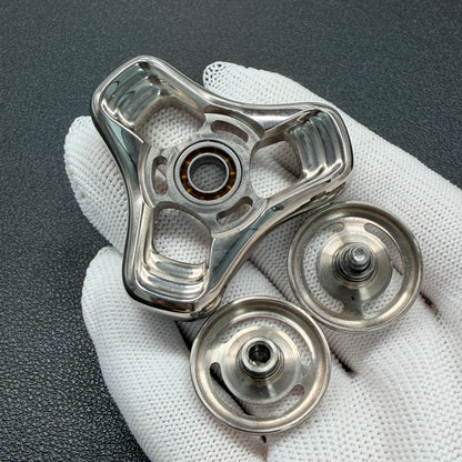 Folding Leaf Mini Titanium Polished