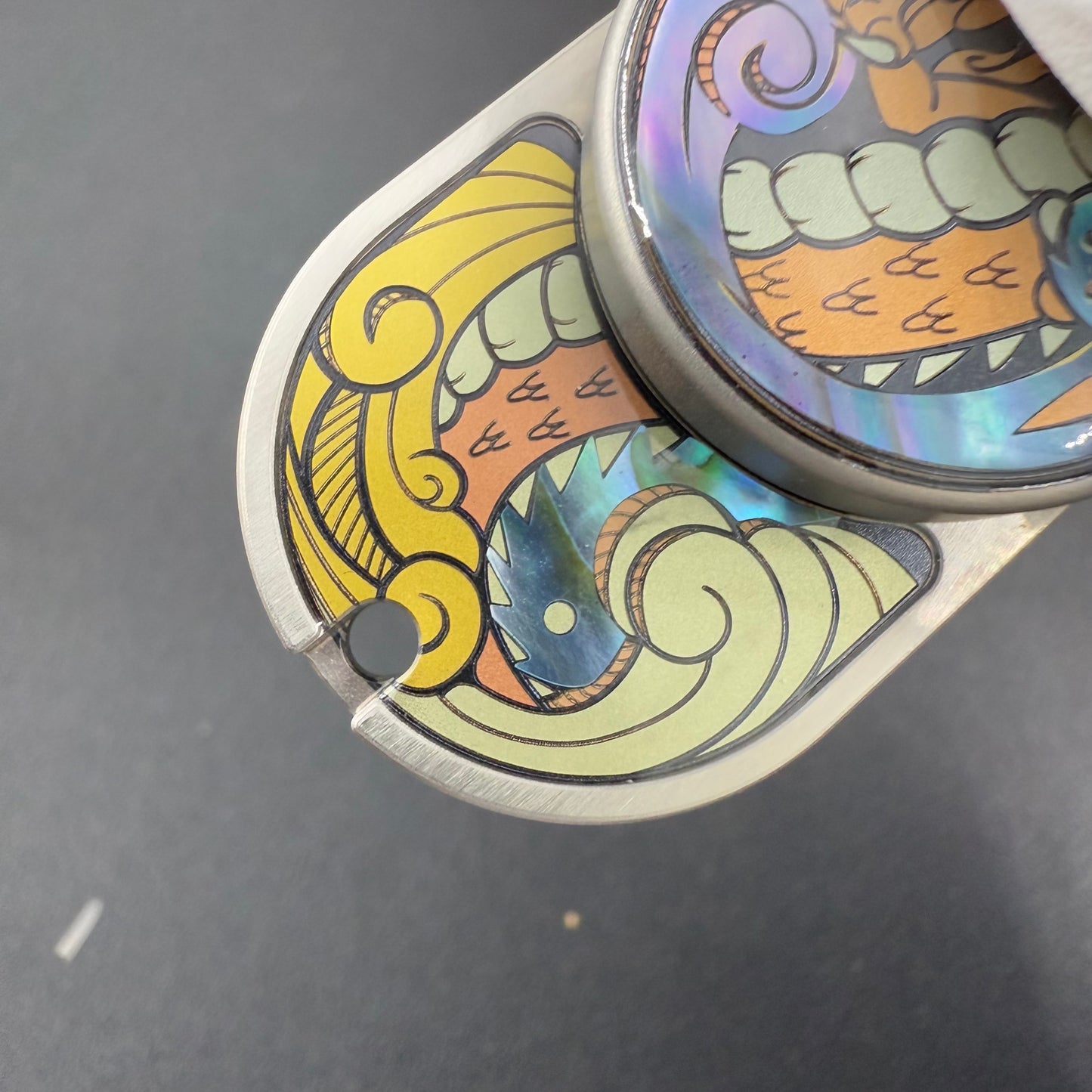 Dragon Rhythm Titanium Resin-Sealed