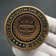 Dealer Button Brass