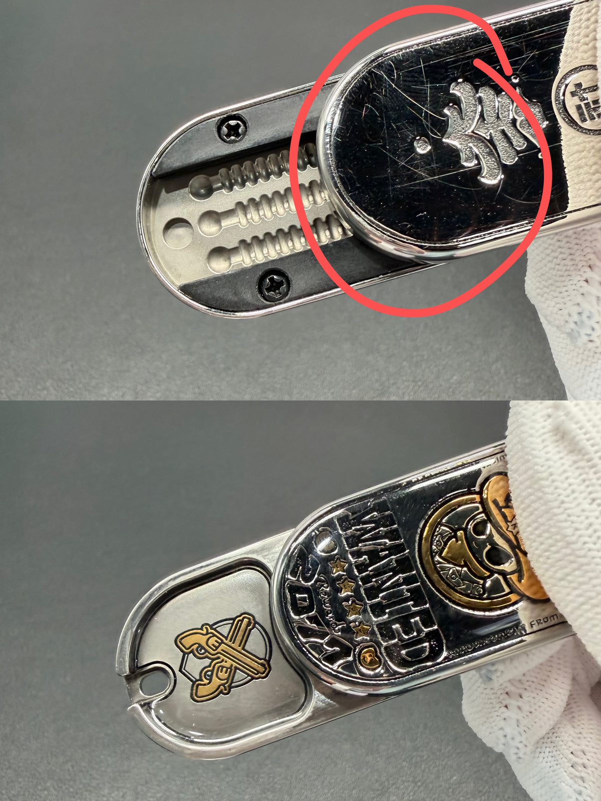 Cowboy Titanium Resin-Sealed Polished