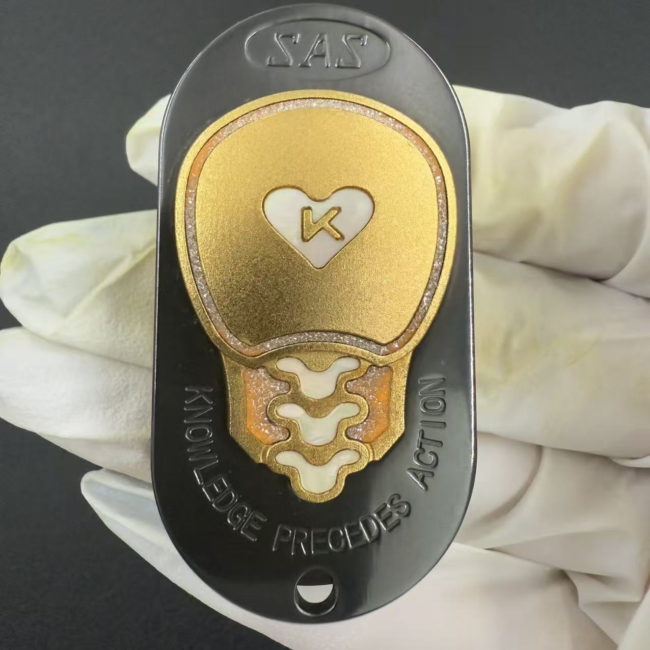 King Charles Zirconium Gold Plated