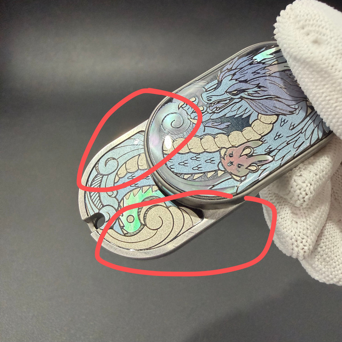 Dragon Rhythm Titanium Resin-Sealed