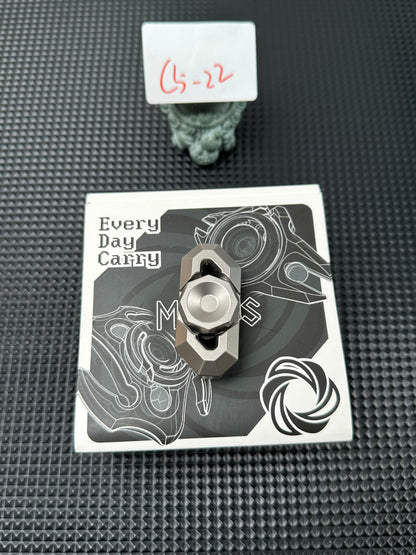 Crystal Twin Leaf Titanium