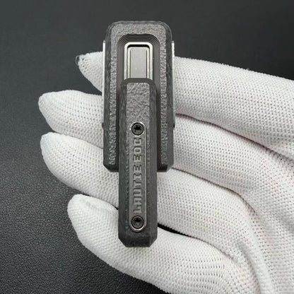 X Lock Zirconium Stone Textured Engraved