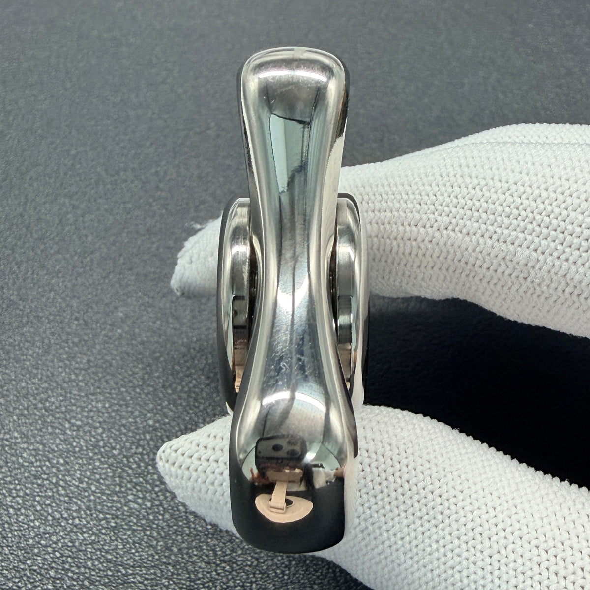 Folding Leaf Mini Titanium Polished