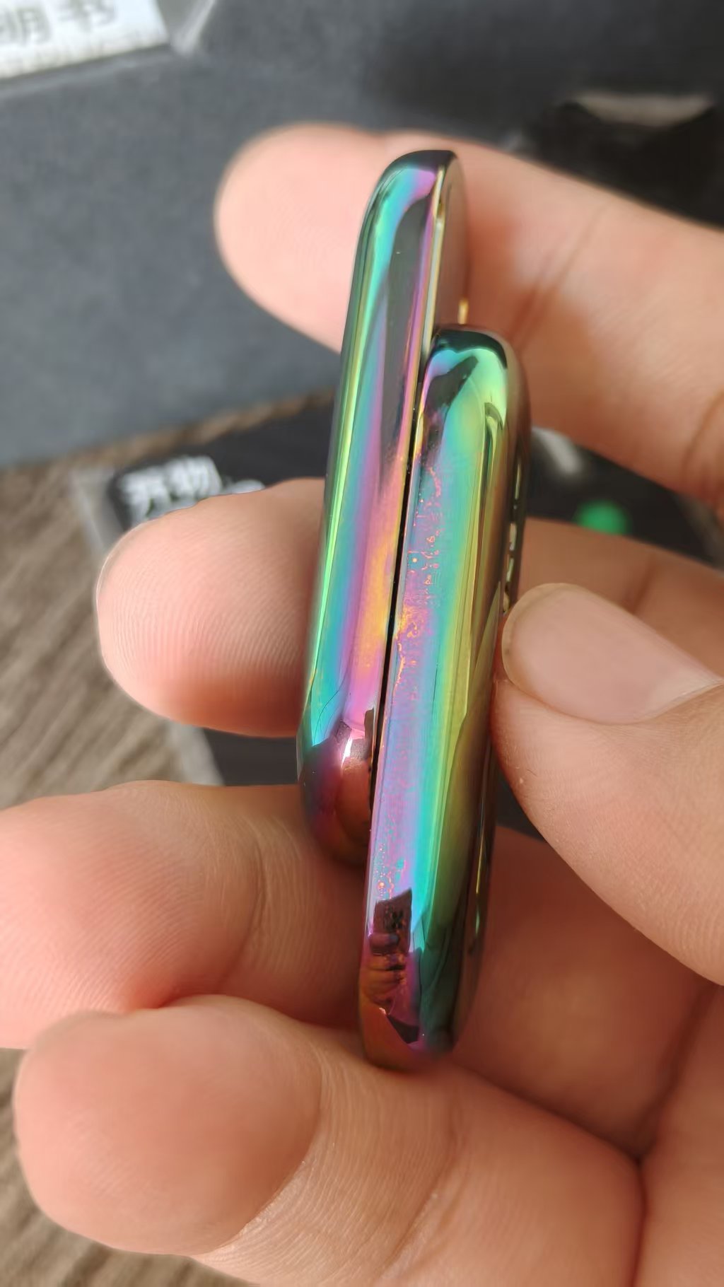 Floating Cloud Titanium Color-Anodized Polished