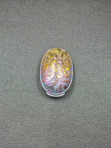 Jingle Beetle Zirconium Engraved Oil Slick