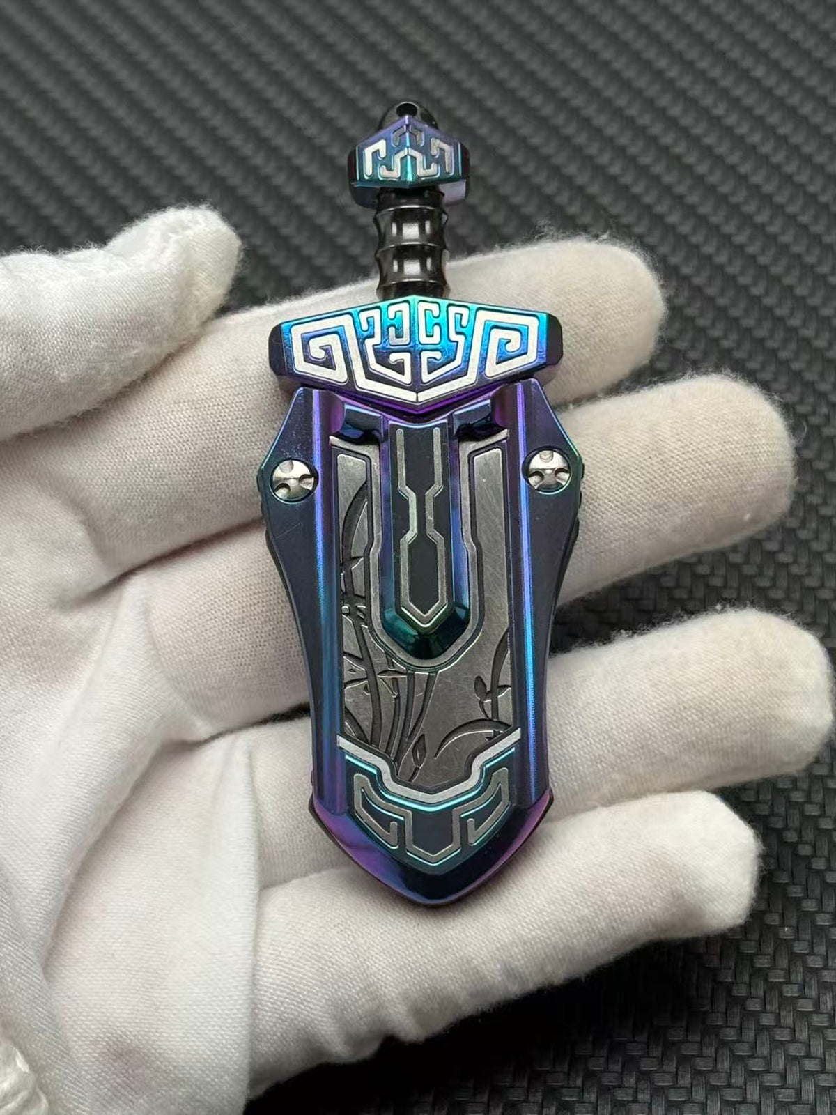 Taia Sword Zirconium Oil Slick
