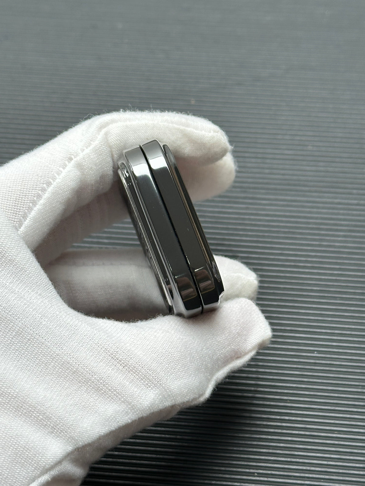 MAZE BLOCK Zirconium Polished