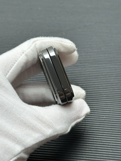 MAZE BLOCK Zirconium Polished
