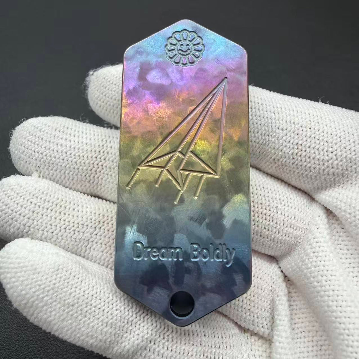Plane Titanium Color-Anodized