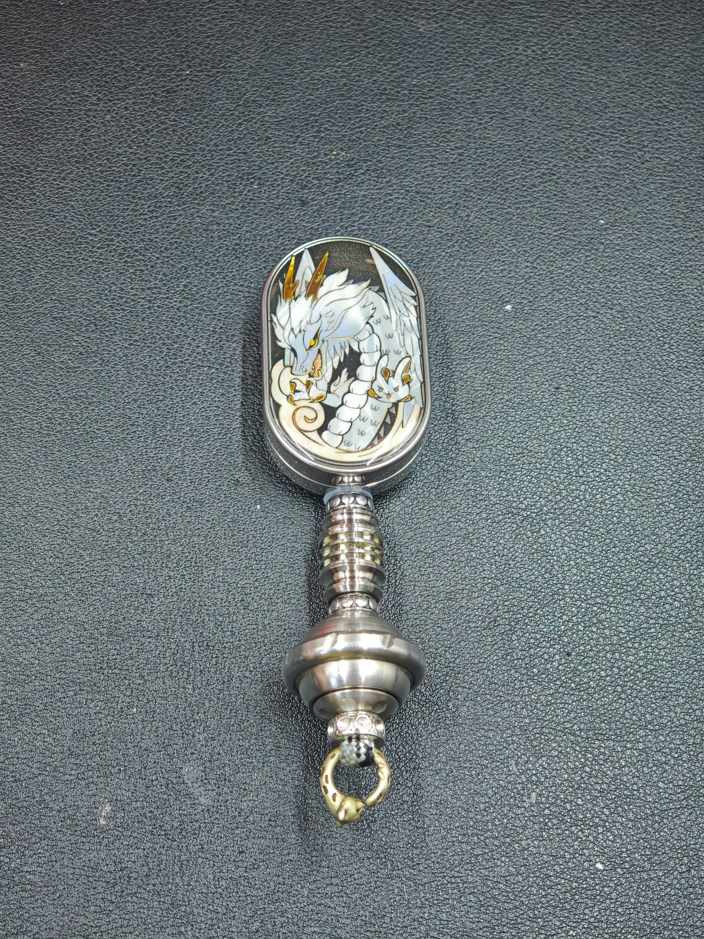 Couture Dragon Rhythm Titanium Resin-Sealed Polished