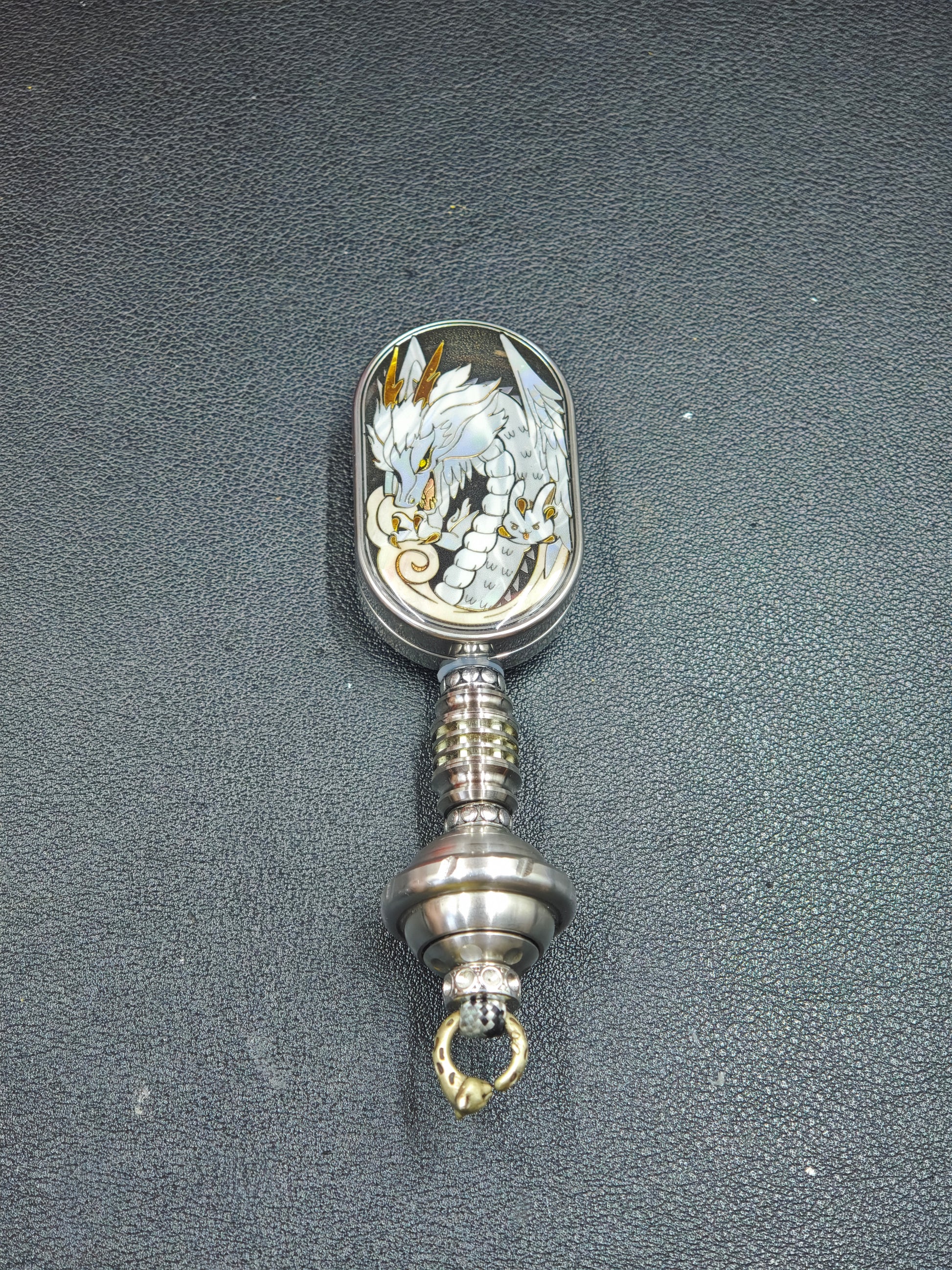 Couture Dragon Rhythm Titanium Resin-Sealed Polished