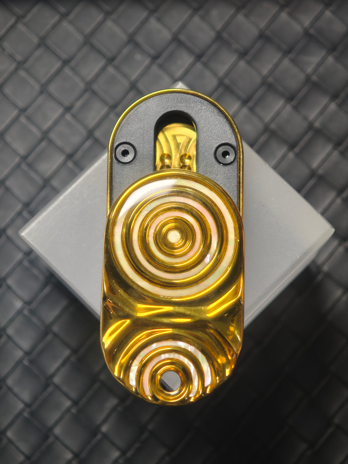 Ripple 2.0 Stainless Steel Gold Plated Engraved