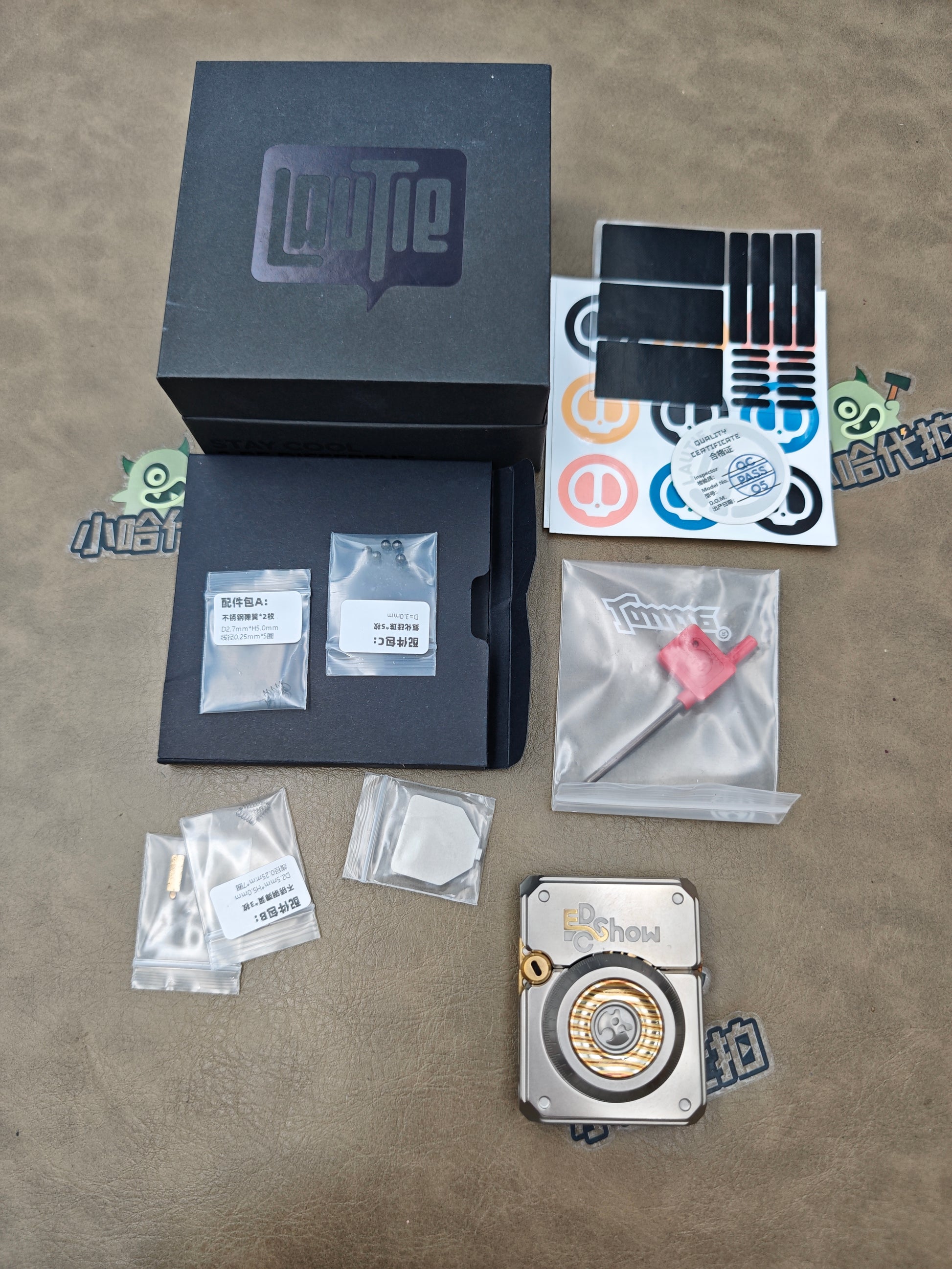 LOTTO Brass Titanium Mokume