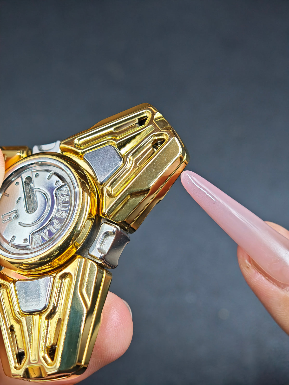 God of Time Stainless Steel Gold Plated