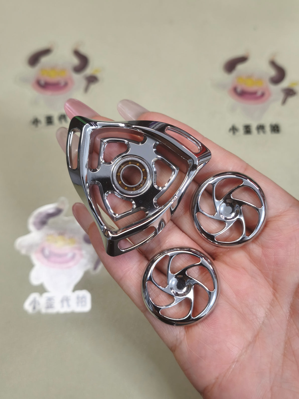 Aesth Stainless Steel Engraved Polished