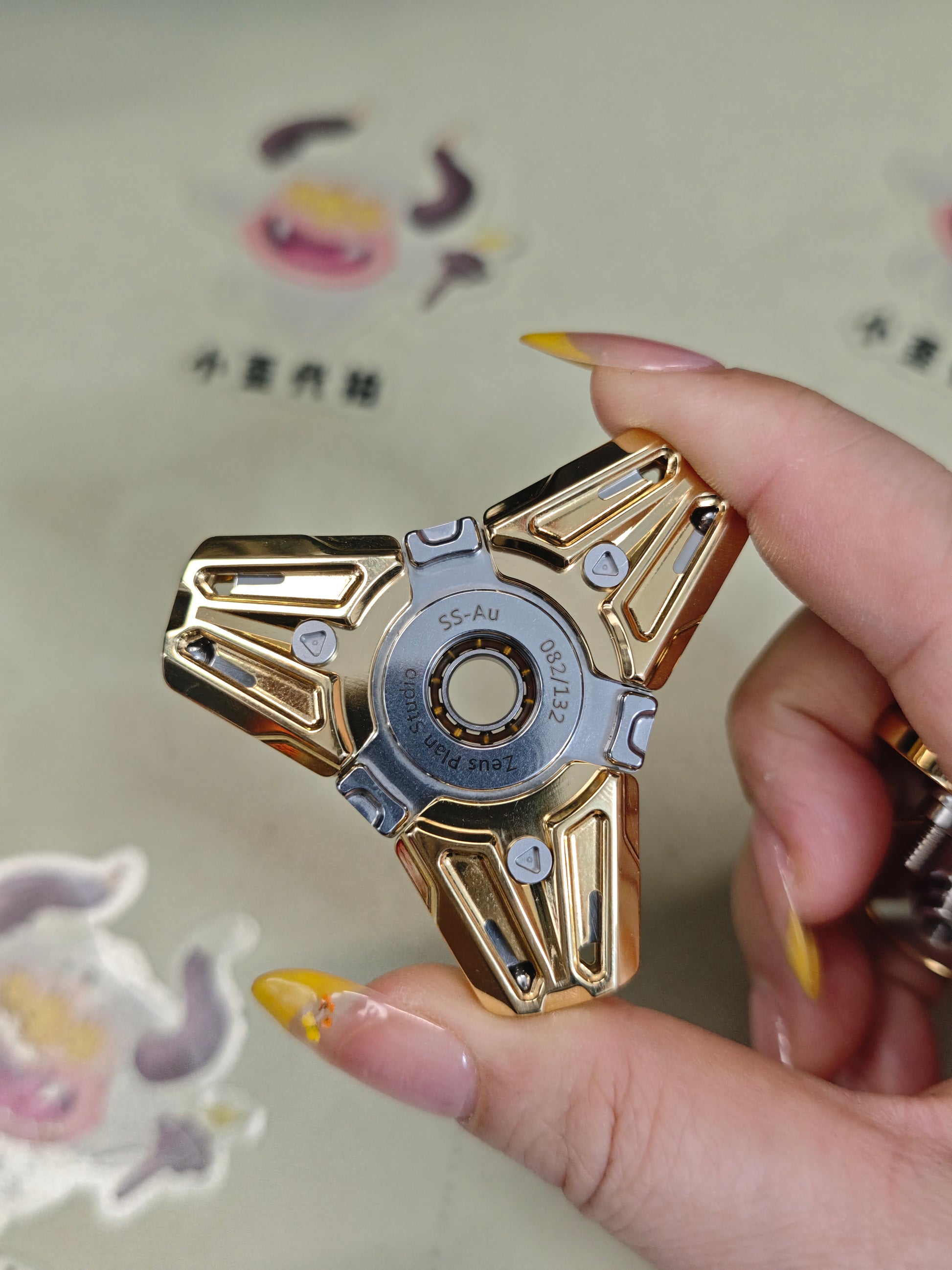 God of Time Stainless Steel Gold Plated