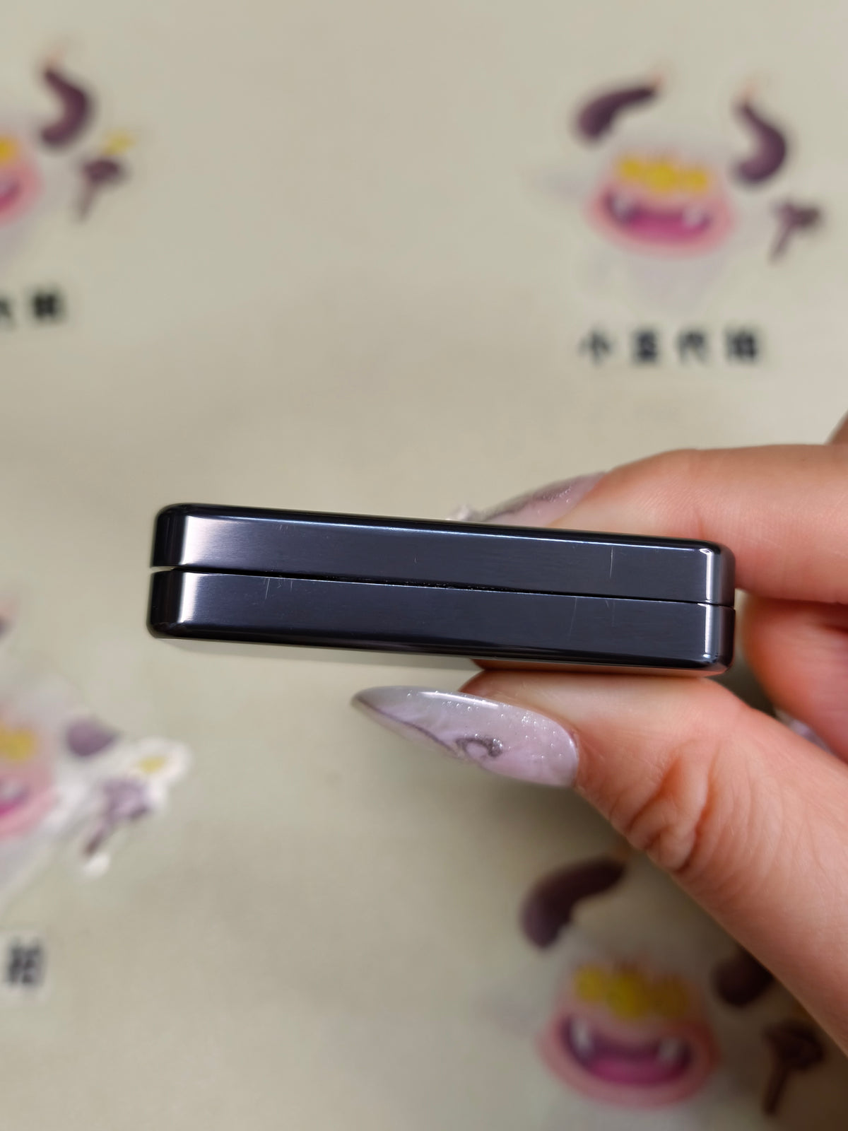 Brocade & Azure Paperweight Zirconium Polished