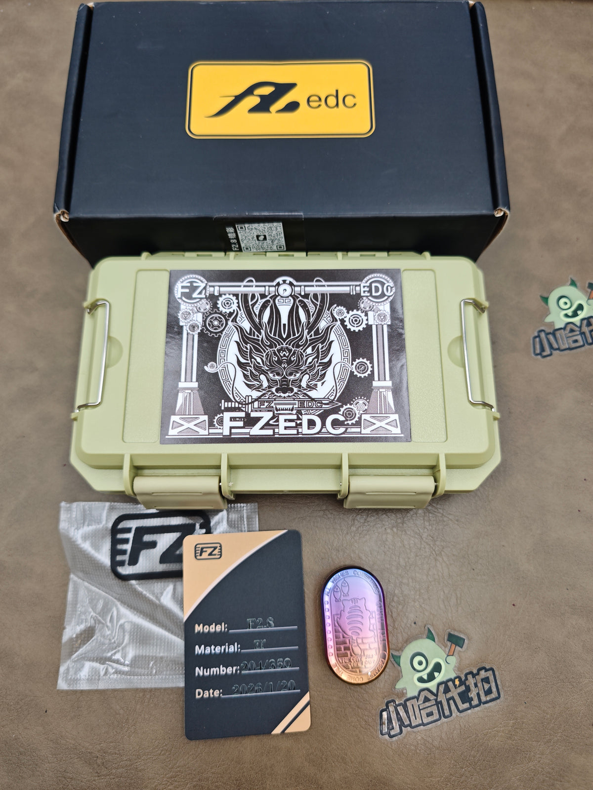 F2.8 Zirconium Resin-Sealed Oil Slick